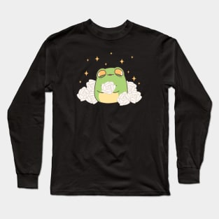 The Frog and The Rose (White) Long Sleeve T-Shirt